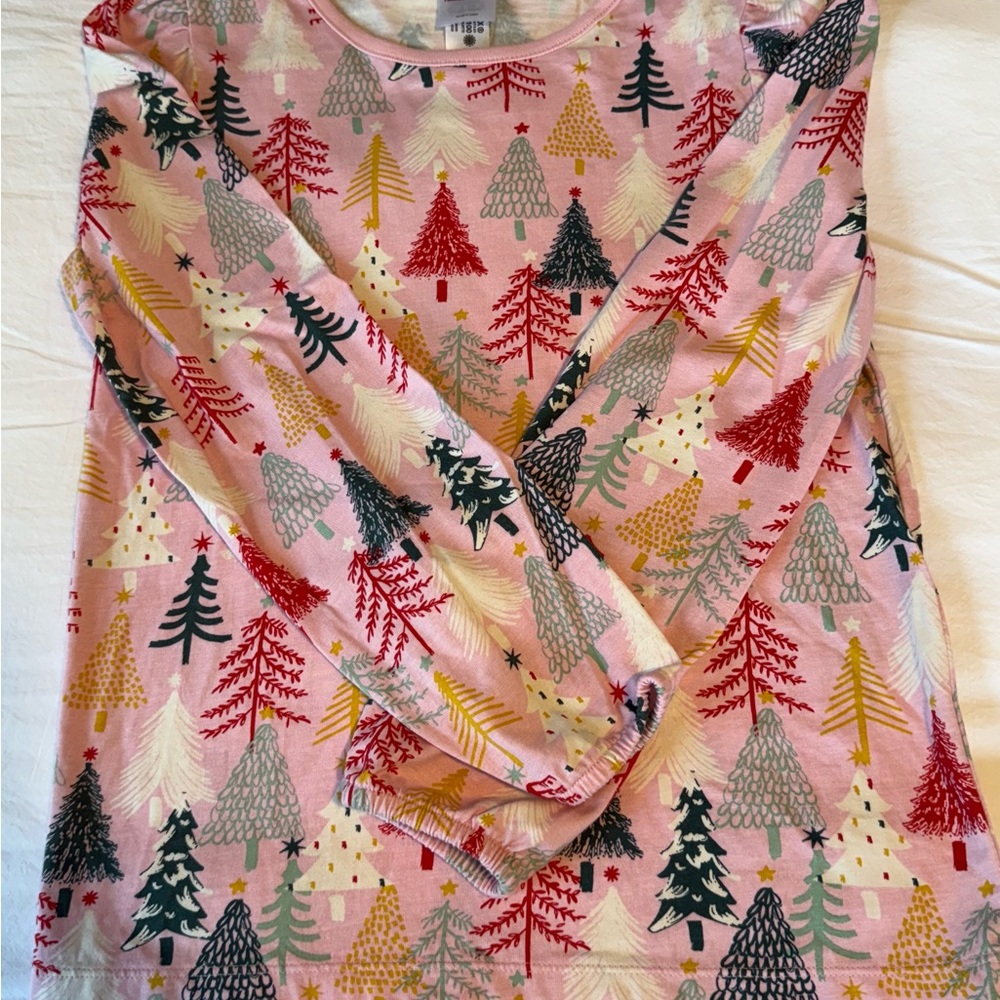 Hanna Andersson Multicolor Girls Festive Long Sleeve Shirt